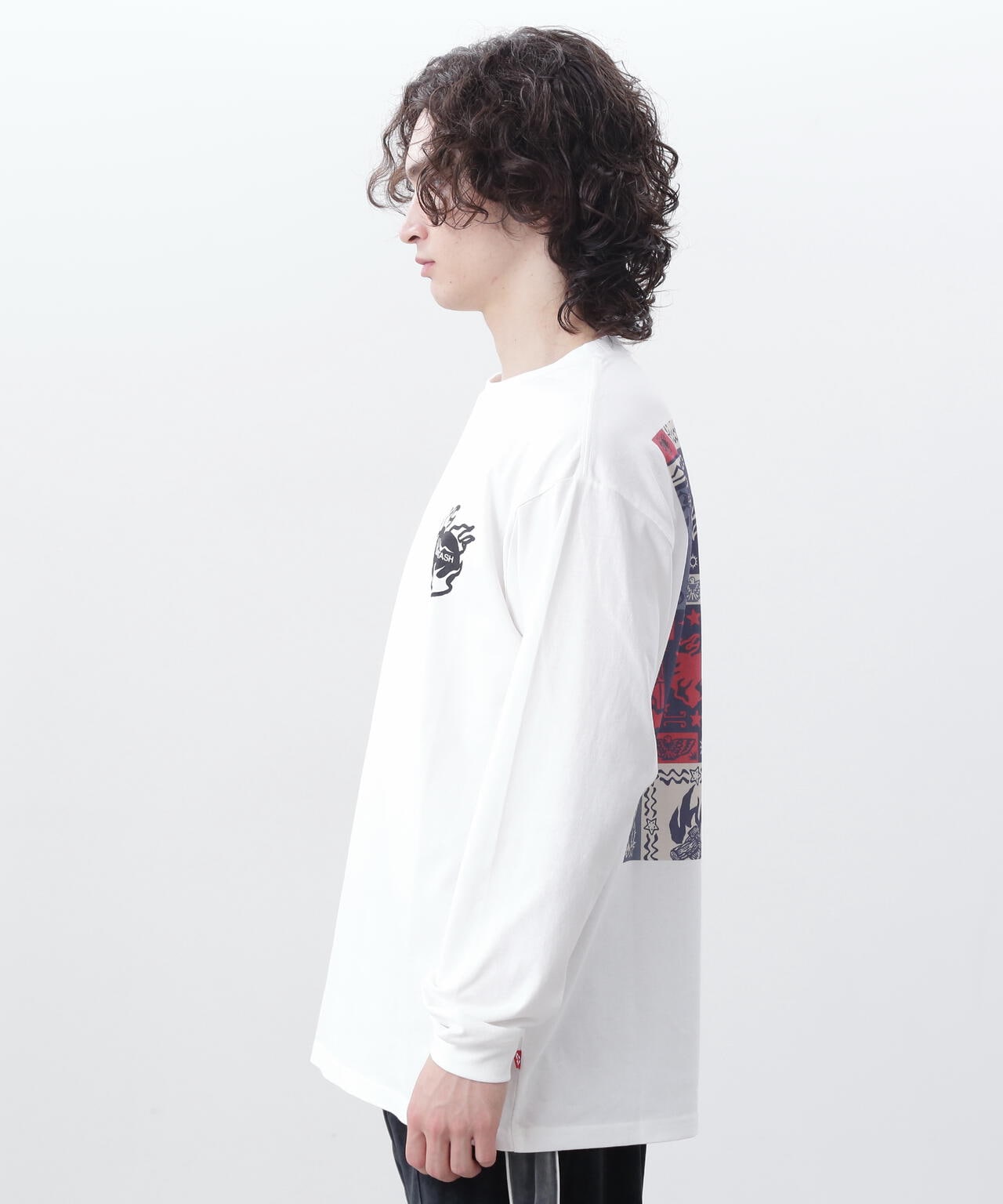 MANASTASH/マナスタッシュ/RE:CTN L/S TEE BANDANA