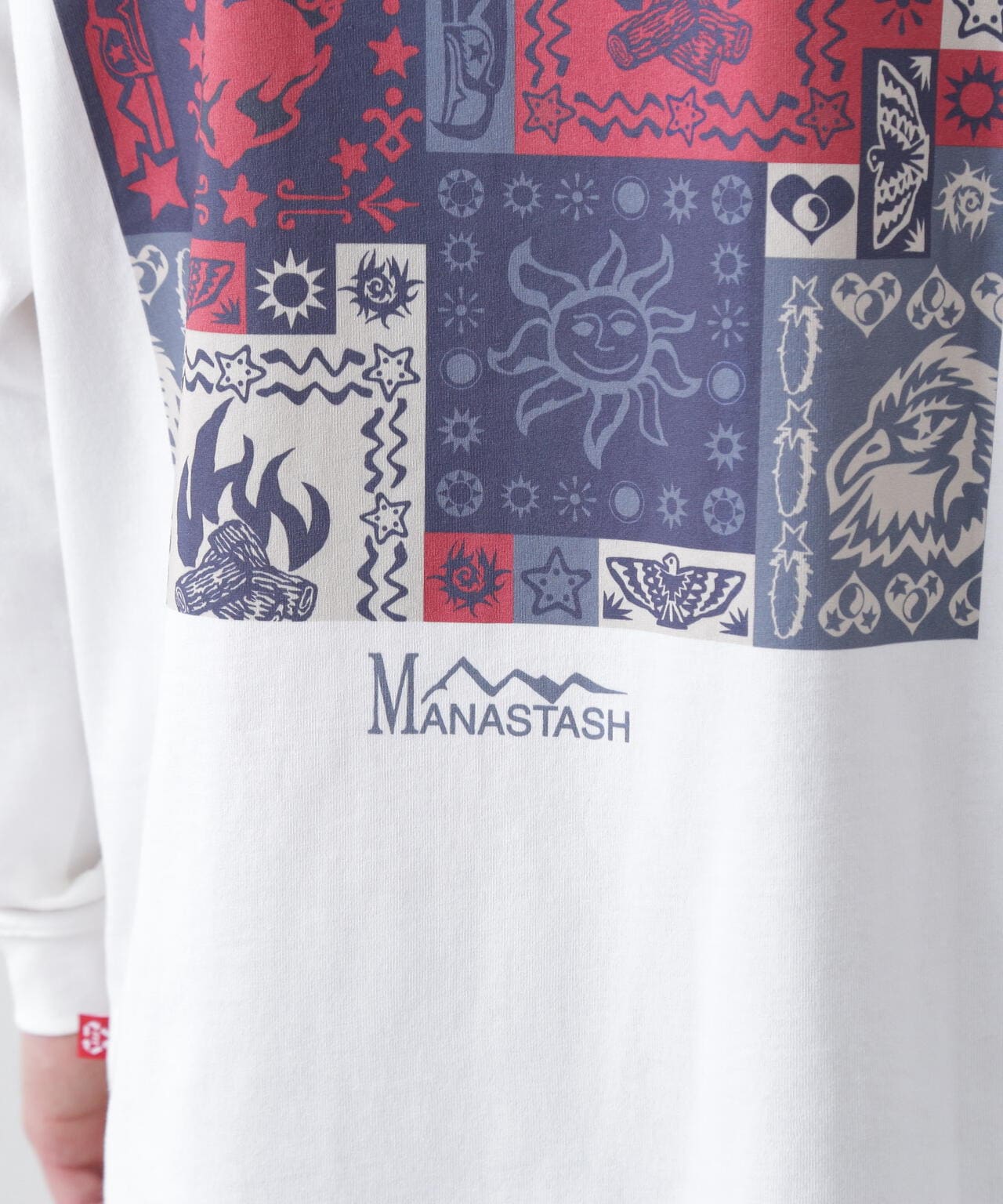 MANASTASH/マナスタッシュ/RE:CTN L/S TEE BANDANA