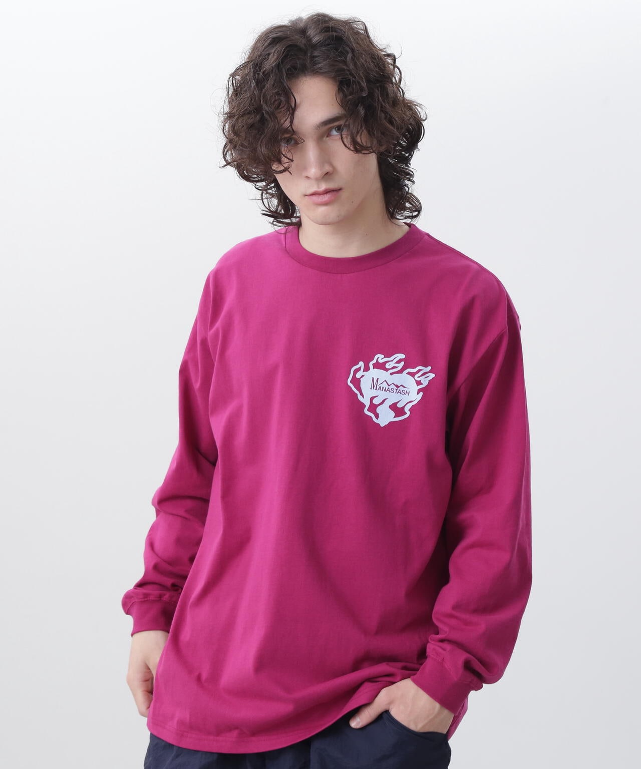 MANASTASH/マナスタッシュ/RE:CTN L/S TEE BANDANA