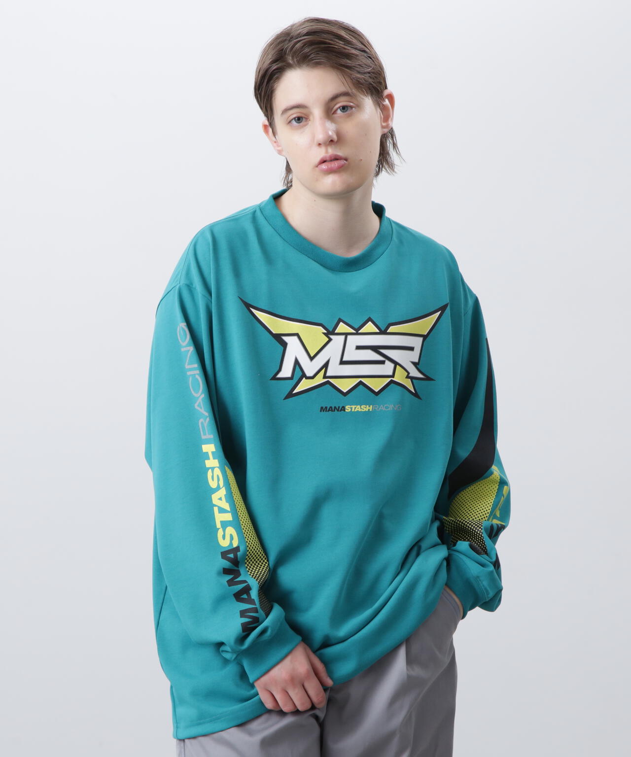 MANASTASH/マナスタッシュ/RE:POLY  L/S TEE MSR