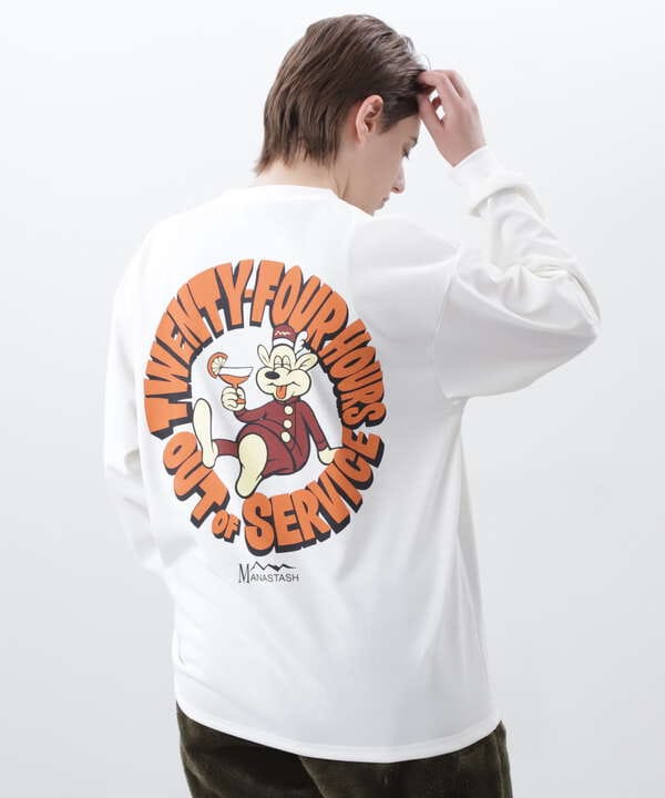 MANASTASH/マナスタッシュ/RE:POLY  L/S TEE 24HRS