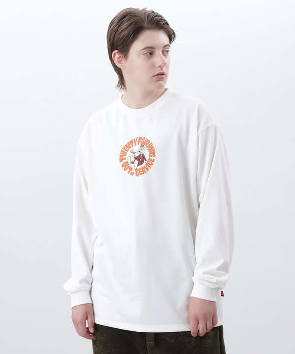 MANASTASH/マナスタッシュ/RE:POLY  L/S TEE 24HRS