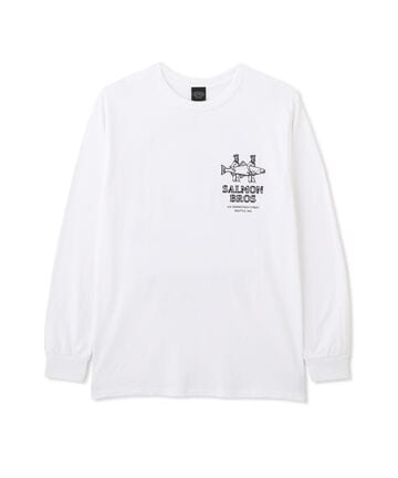 MANASTASH/マナスタッシュ/L/S TEE SALMON/ロングスリーブTシャツ サーモン