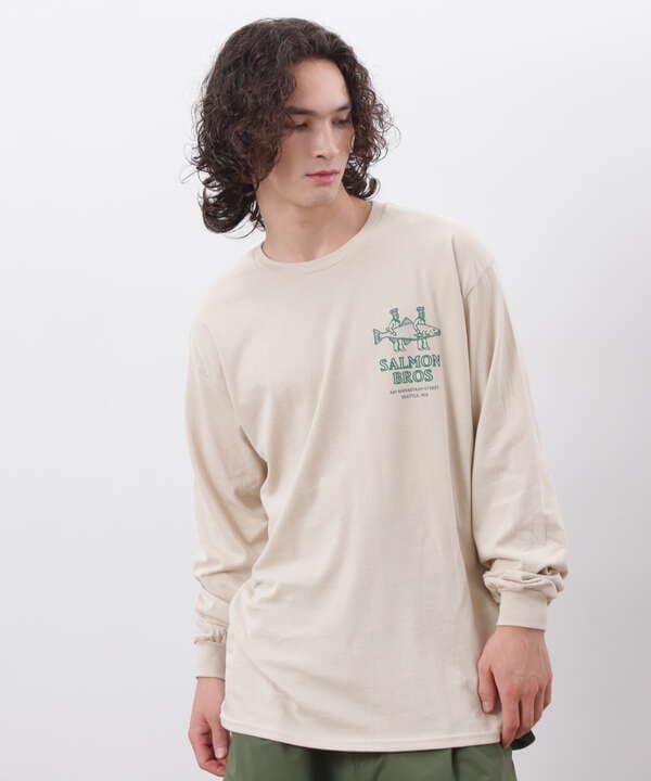 MANASTASH/マナスタッシュ/L/S TEE SALMON/ロングスリーブTシャツ サーモン