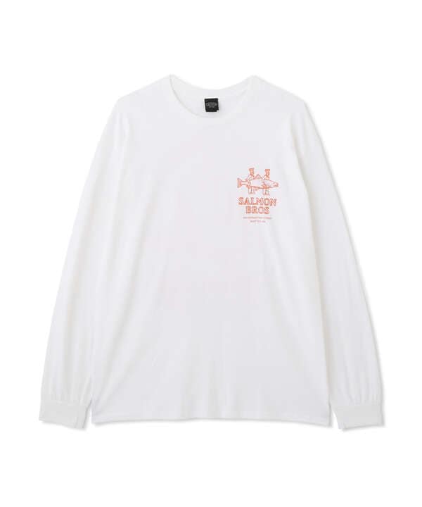 MANASTASH/マナスタッシュ/L/S TEE SALMON/ロングスリーブTシャツ サーモン