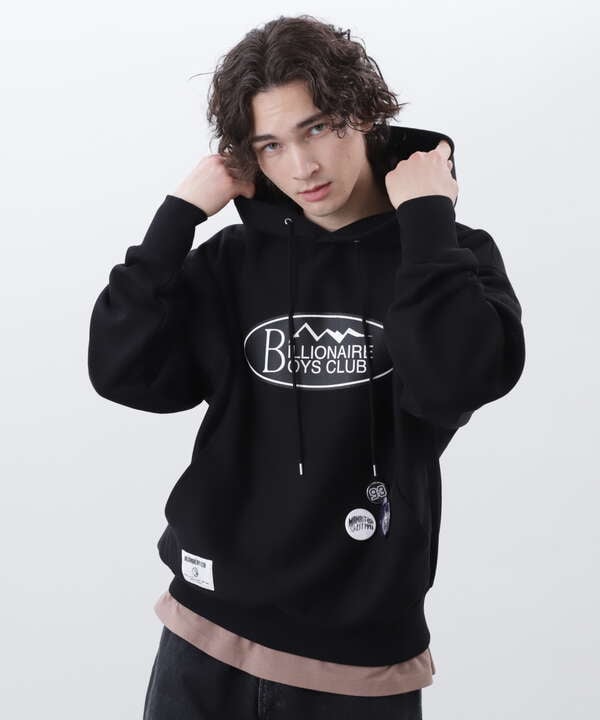 ×BILLIONAIRE BOYS CLUB/ BBC MOUNTAIN LOGO HOODIE