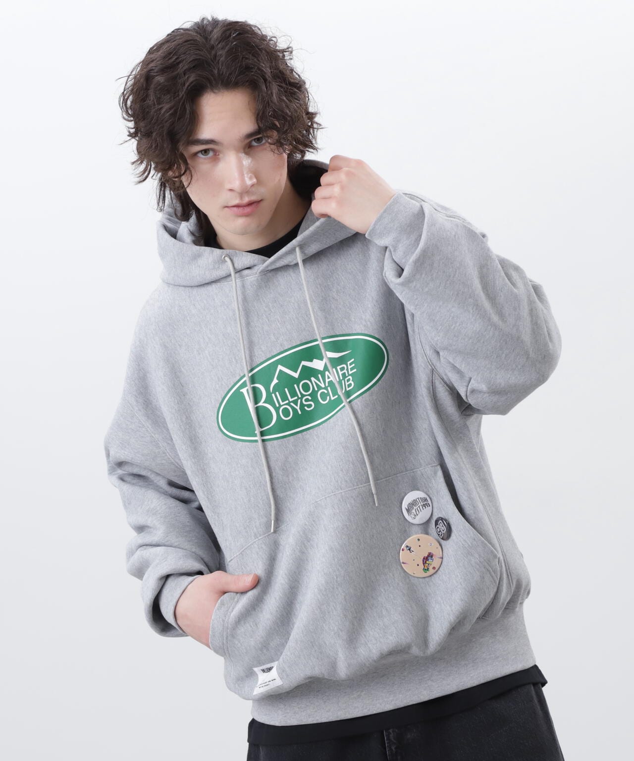 ×BILLIONAIRE BOYS CLUB/ BBC MOUNTAIN LOGO HOODIE