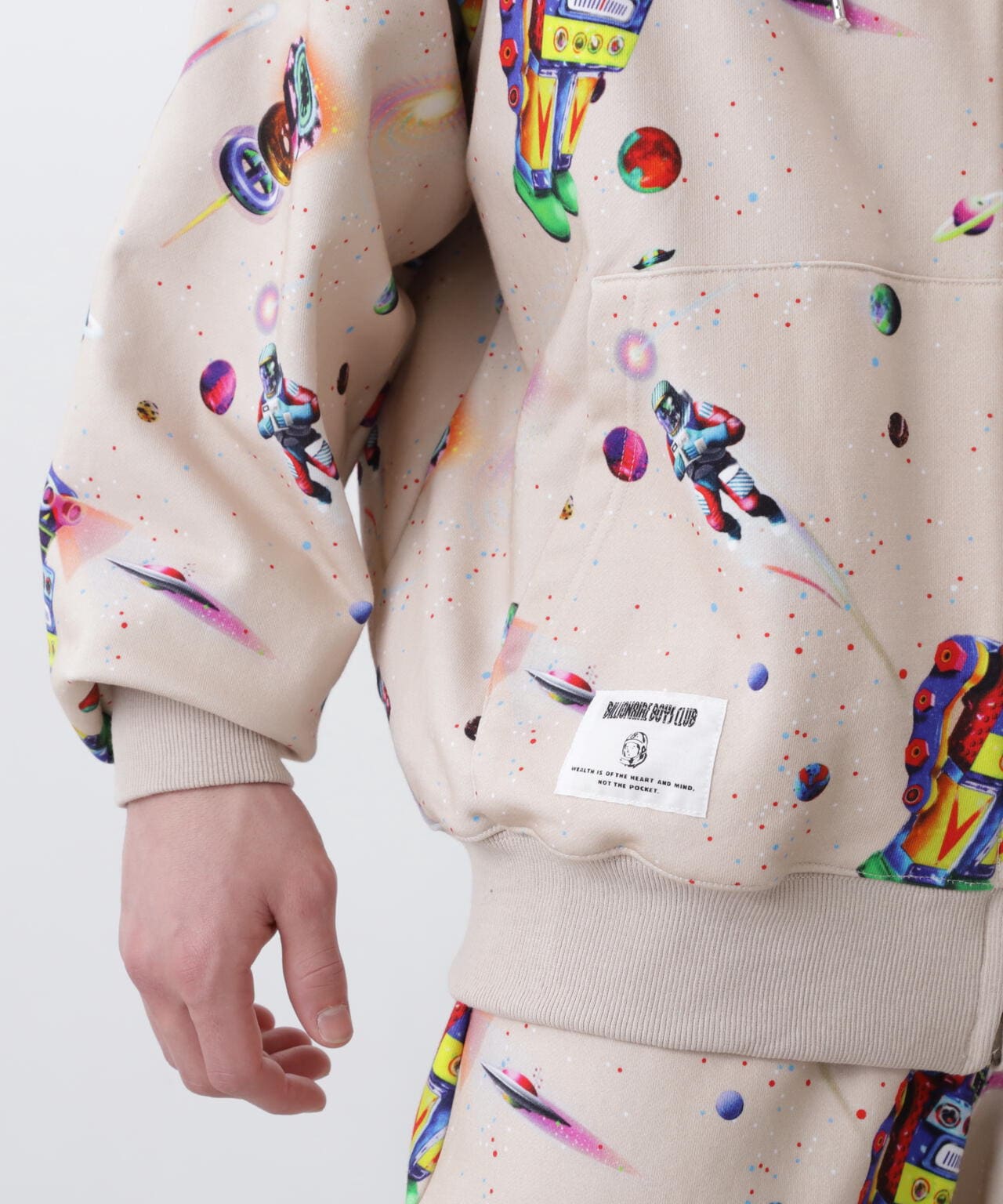 ×BILLIONAIRE BOYS CLUB/ BBC REAL SPACE ZIP HOODIE 