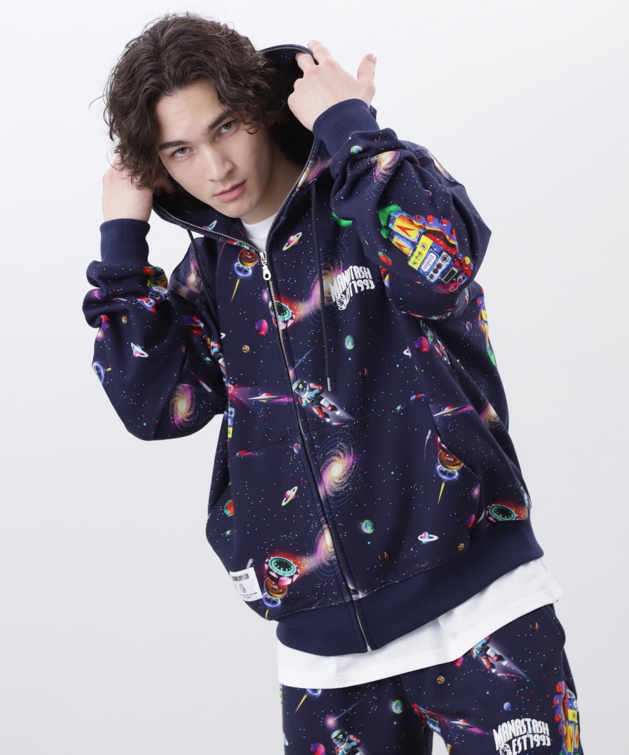 ×BILLIONAIRE BOYS CLUB/ BBC REAL SPACE ZIP HOODIE 