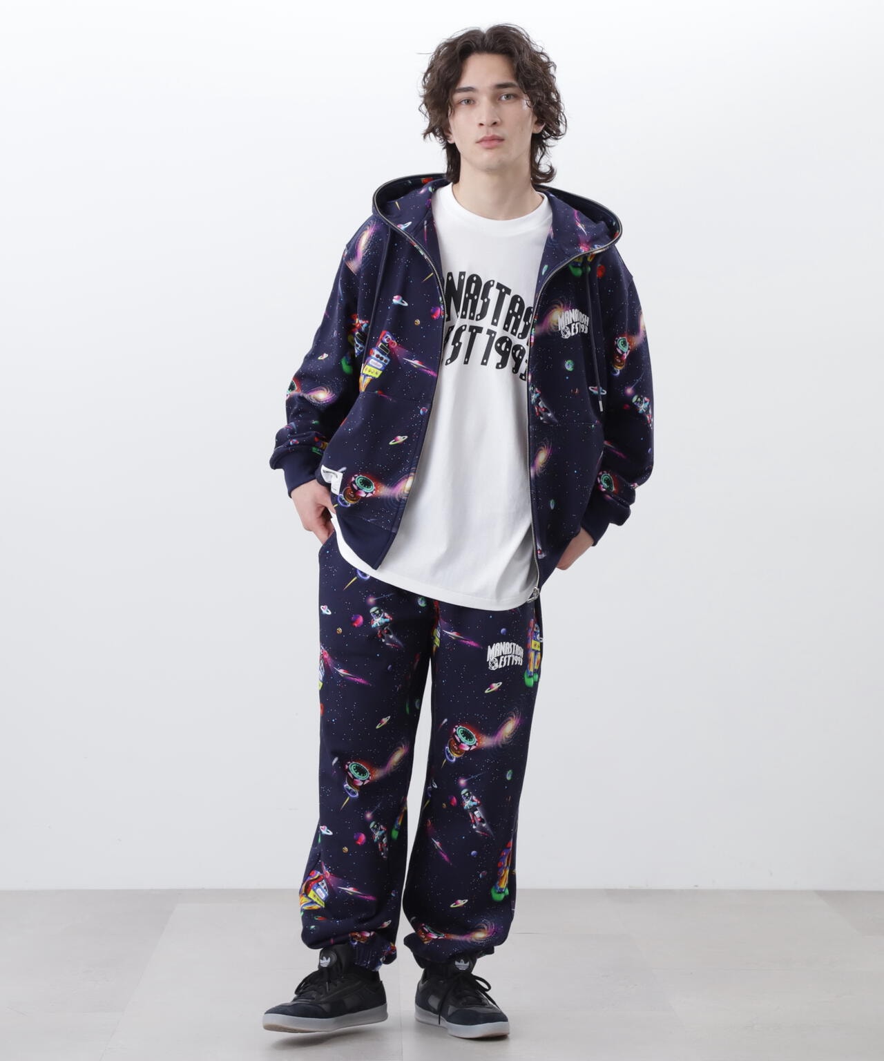 ×BILLIONAIRE BOYS CLUB/ BBC REAL SPACE ZIP HOODIE 