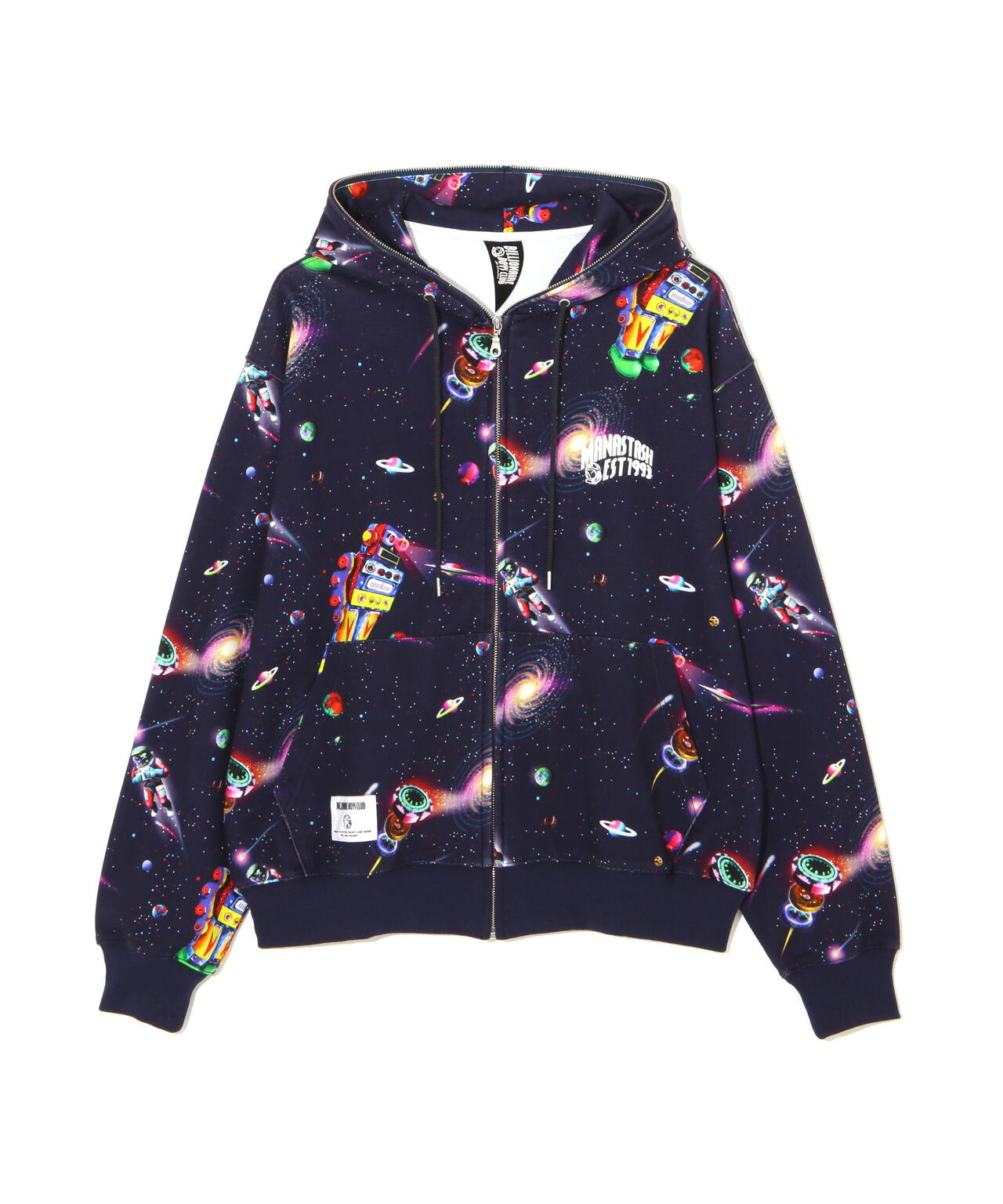 ×BILLIONAIRE BOYS CLUB/ BBC REAL SPACE ZIP HOODIE 