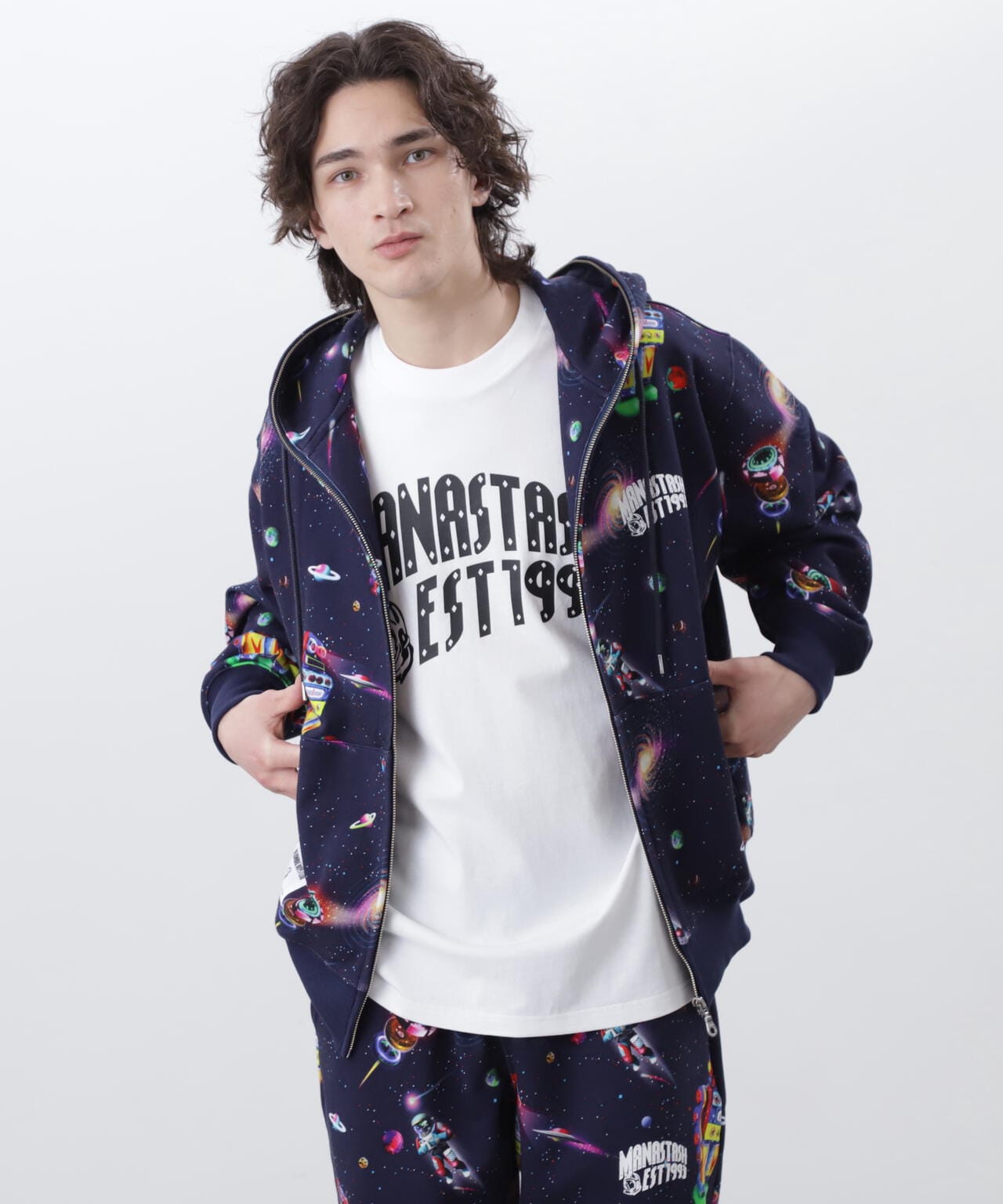 ×BILLIONAIRE BOYS CLUB/ BBC REAL SPACE ZIP HOODIE 