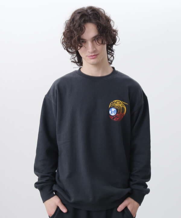 MANASTASH/マナスタッシュ/CASCADE SWEATSHIRTS RAVEN