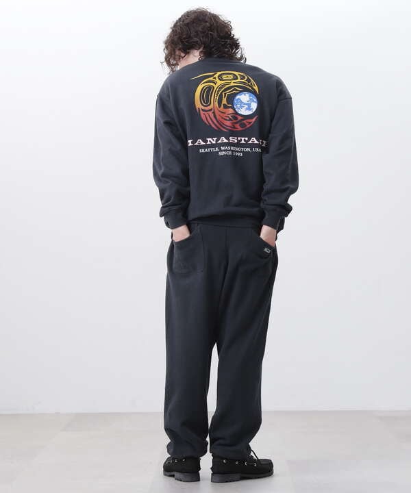 MANASTASH/マナスタッシュ/CASCADE SWEATSHIRTS RAVEN