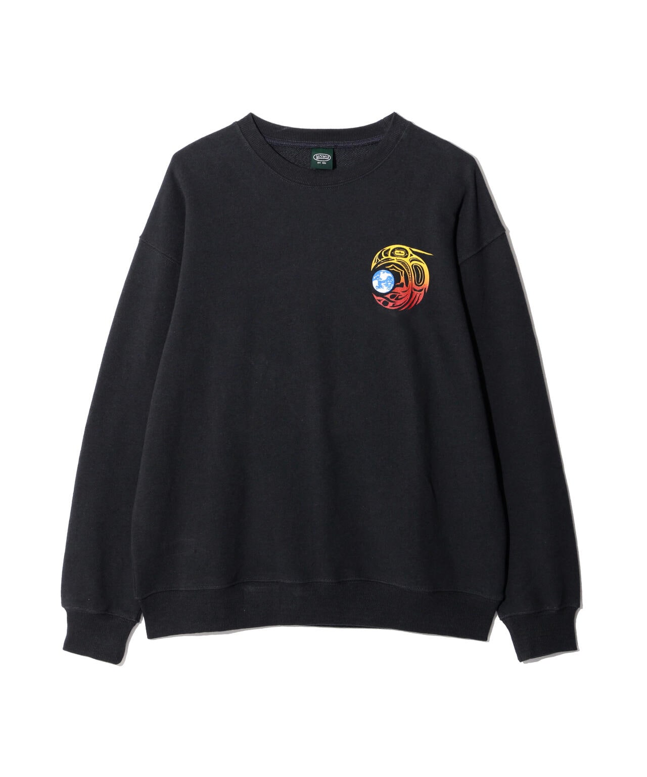 MANASTASH/マナスタッシュ/CASCADE SWEATSHIRTS RAVEN