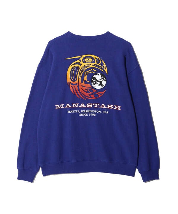 MANASTASH/マナスタッシュ/CASCADE SWEATSHIRTS RAVEN