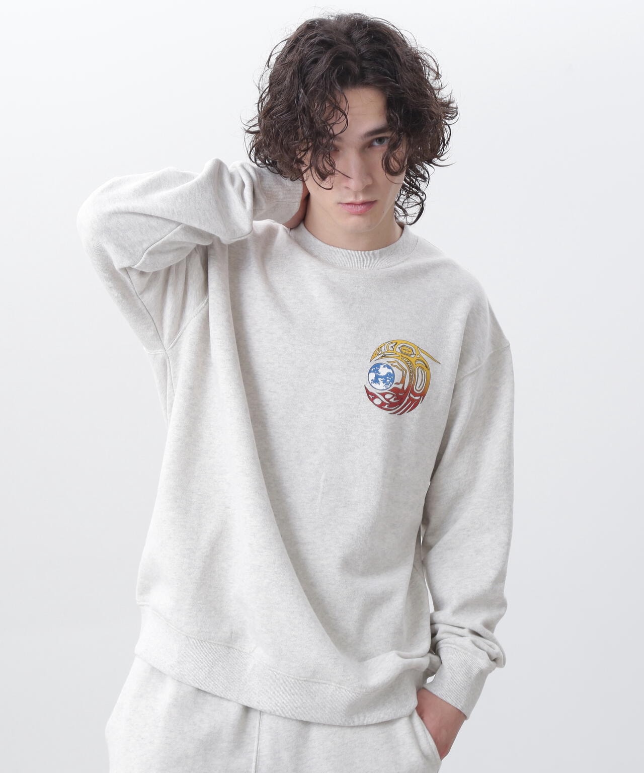 MANASTASH/マナスタッシュ/CASCADE SWEATSHIRTS RAVEN