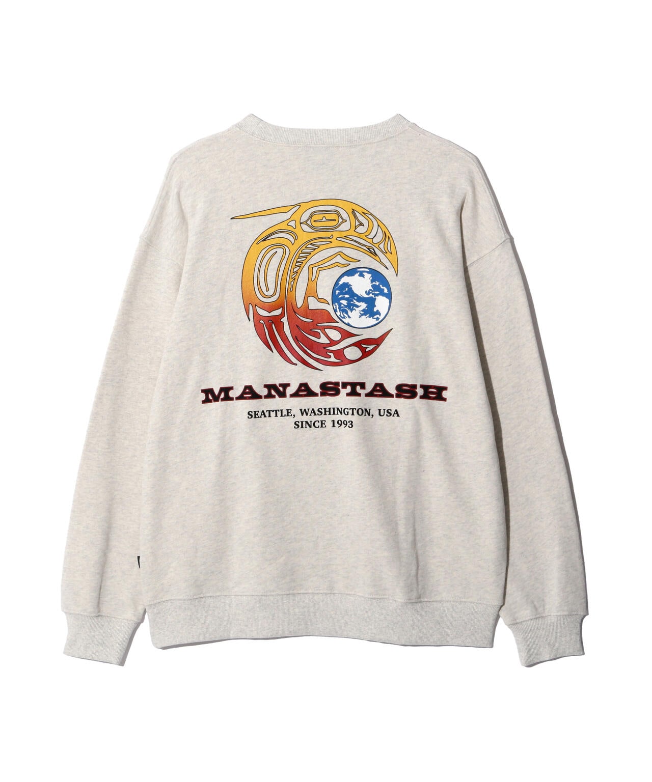 MANASTASH/マナスタッシュ/CASCADE SWEATSHIRTS RAVEN