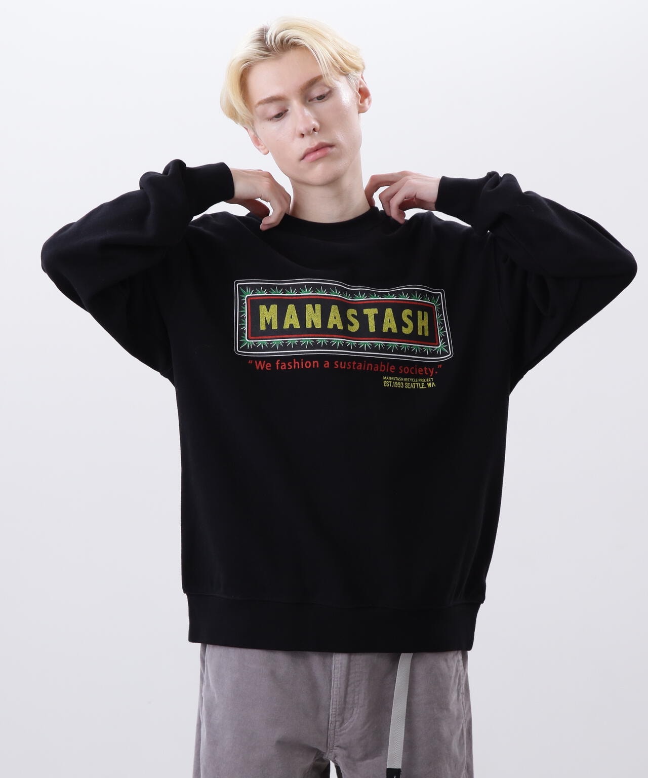 MANASTASH/CiTee SWEAT FRAME LOGO/シティスウェット フレームロゴ