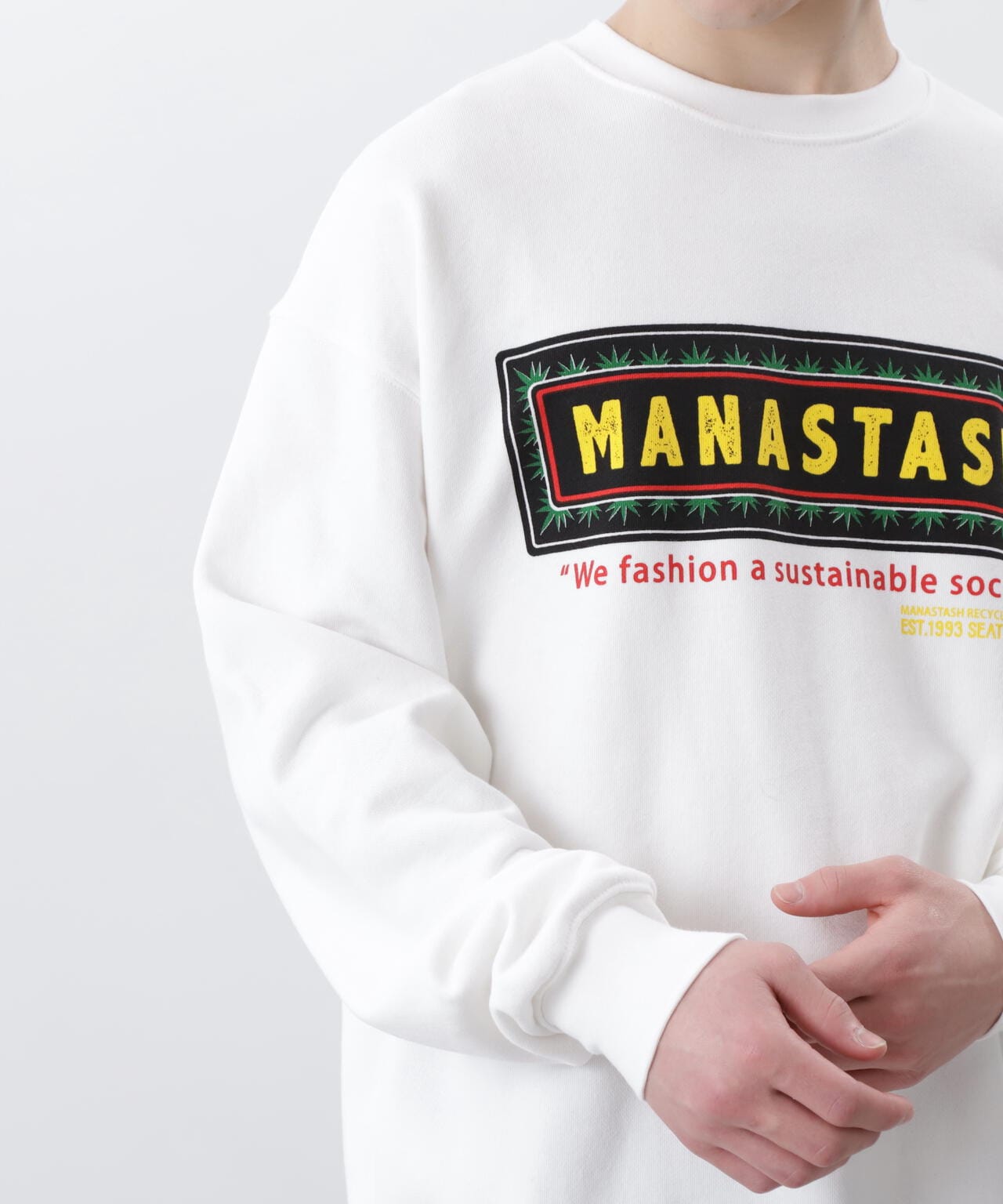 MANASTASH/CiTee SWEAT FRAME LOGO/シティスウェット フレームロゴ