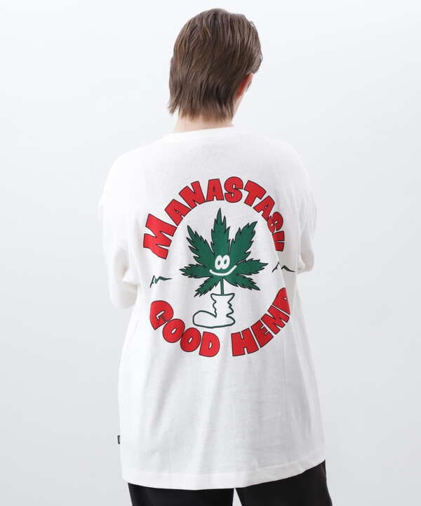 MANASTASH/マナスタッシュ/HEMP TEE GOOD HEMP/ヘンプTグッドヘンプ