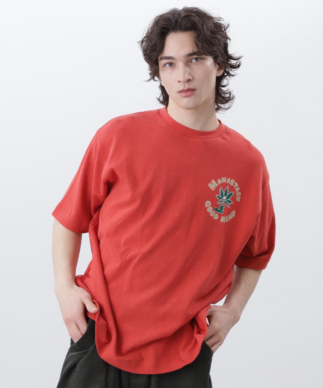 MANASTASH/マナスタッシュ/HEMP TEE GOOD HEMP/ヘンプTグッドヘンプ