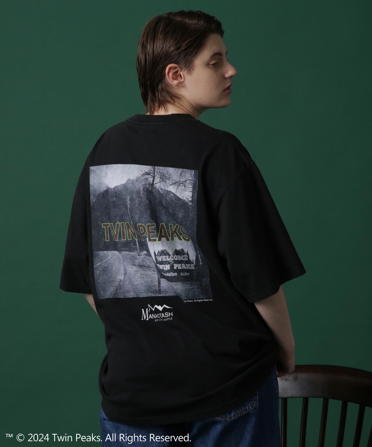 MANASTASH/マナスタッシュ/TWIN PEAKS TEE 02/ツイン・ピークスTシャツ02