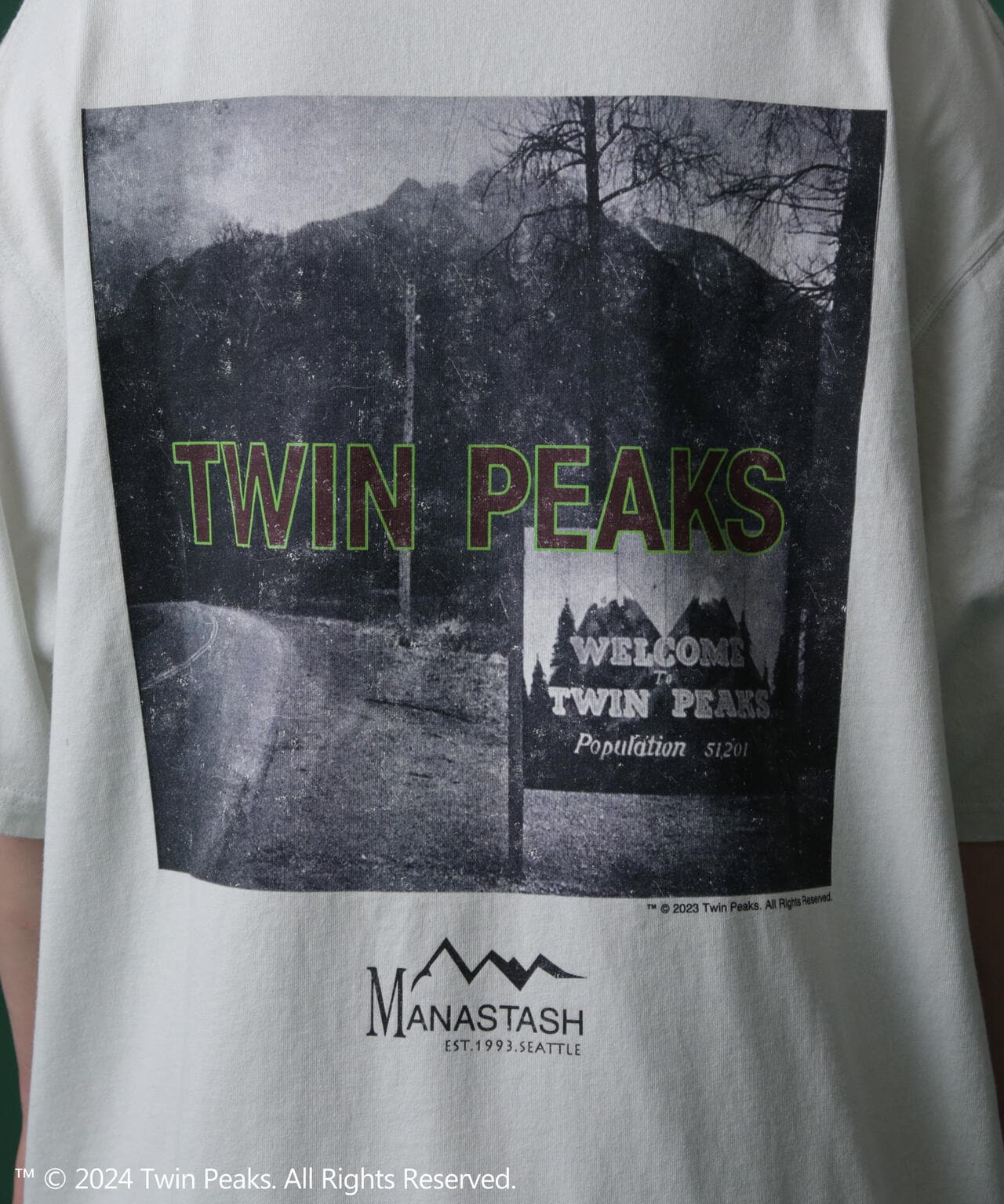 MANASTASH/マナスタッシュ/TWIN PEAKS TEE 02/ツイン・ピークスTシャツ02