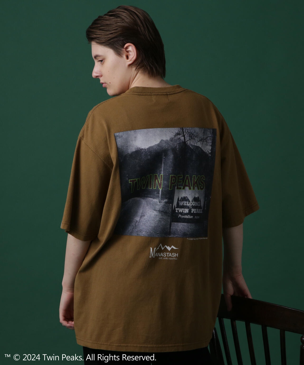 MANASTASH/マナスタッシュ/TWIN PEAKS TEE 02/ツイン・ピークスTシャツ02