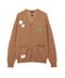 ×BILLIONAIRE BOYS CLUB/MOHAIR CARDIGAN WITH BADGE