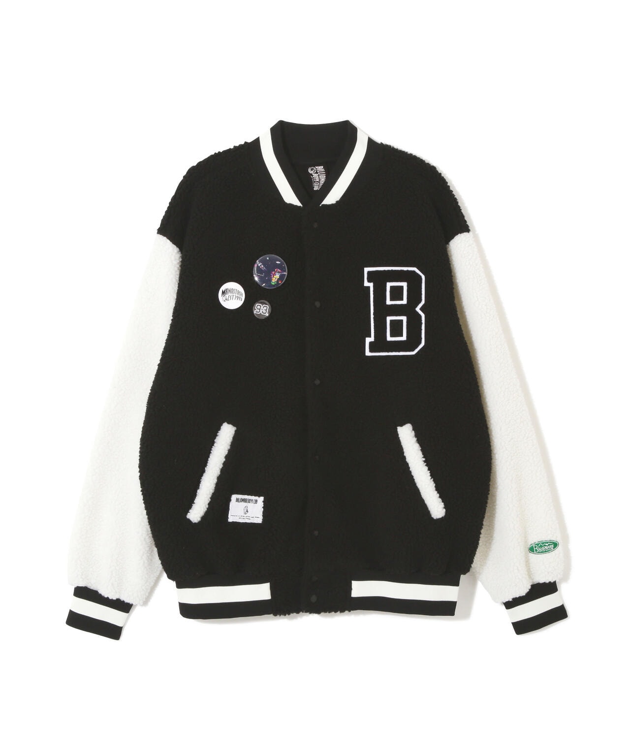 ×BILLIONAIRE BOYS CLUB/BOA VARSITYJACKET WITH BADG