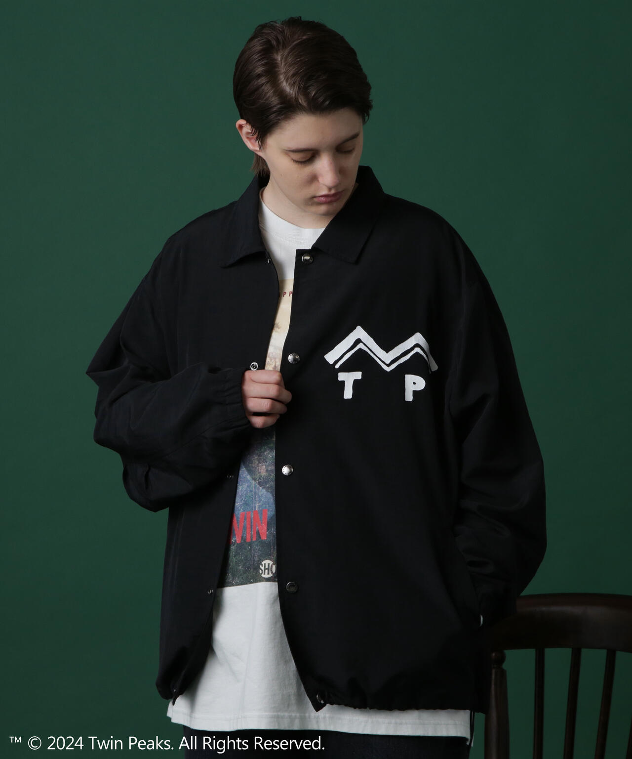 MANASTASH/マナスタッシュ/TWIN PEAKS COACHES JACKET