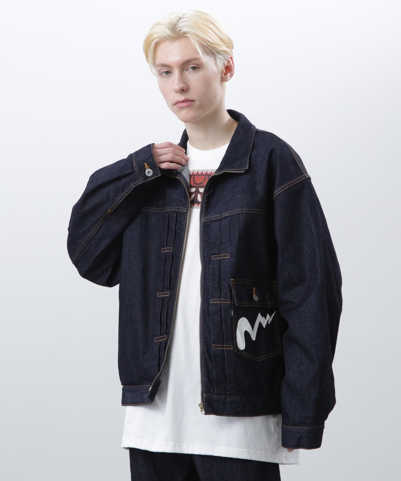 MANASTASH/マナスタッシュ/MS DENIM ZIP JACKET/デニムジップジャケット