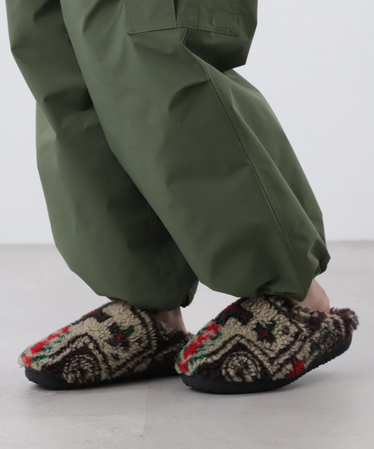 【先行予約 10月中旬-10月下旬入荷予定】SUBU×MANASTASH /スブ×マナスタッシュ/CHIMAYO FLEECE SANDAL