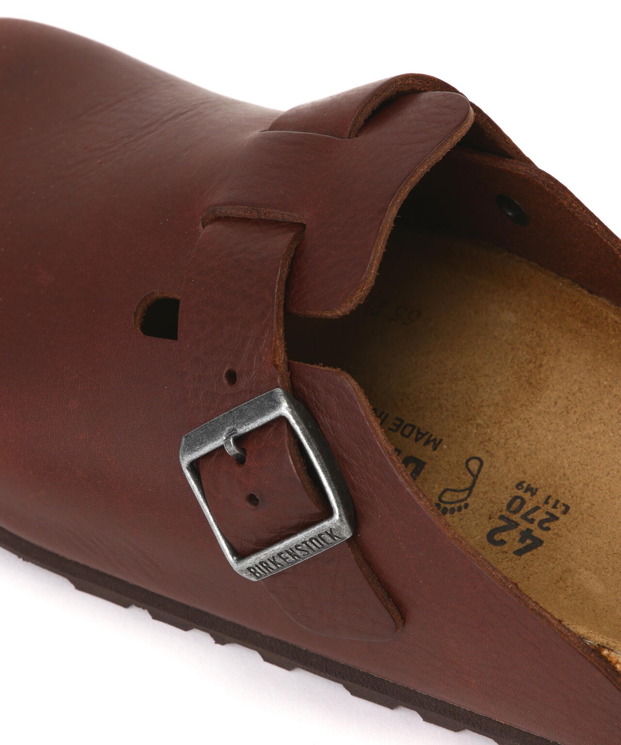 BIRKENSTOCK/ビルケンシュトック/BOSTON ROAST/NATURAL LEATHER | MANASTASH ( マナスタッシュ )  | US ONLINE STORE（US オンラインストア）