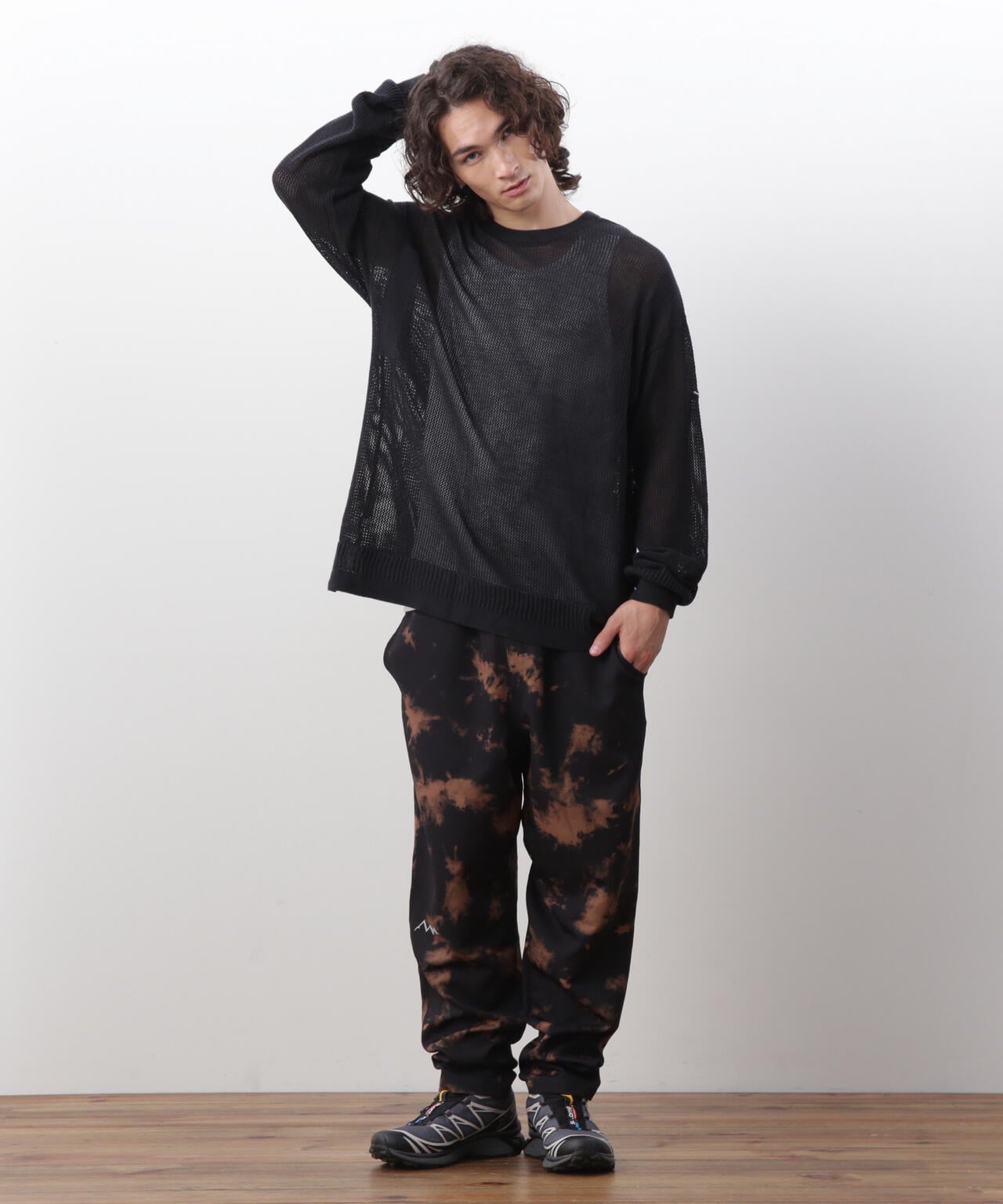 MANASTASH/マナスタッシュ/TIE DYE SPORTY PANTS