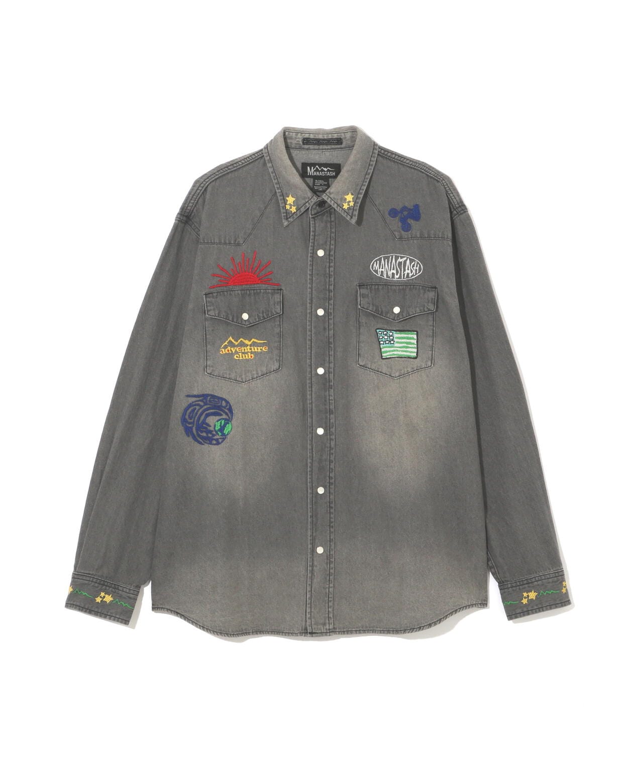 MANASTASH/マナスタッシュ/WESTERN EMB. SHIRT