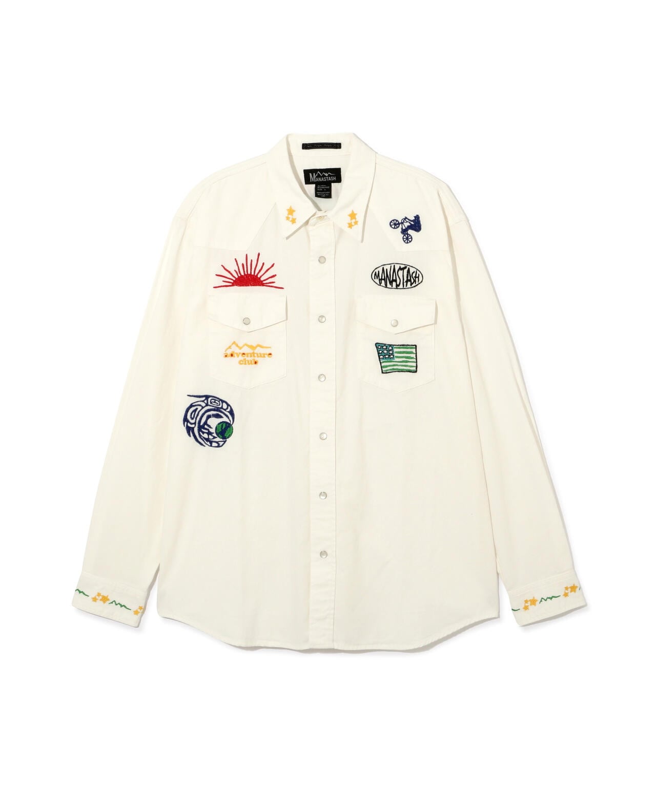 MANASTASH/マナスタッシュ/WESTERN EMB. SHIRT