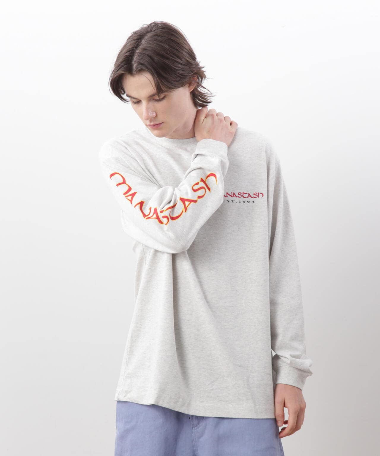 MANASTASH/マナスタッシュ/HEMP L/S TEE YAKA-VEGAS