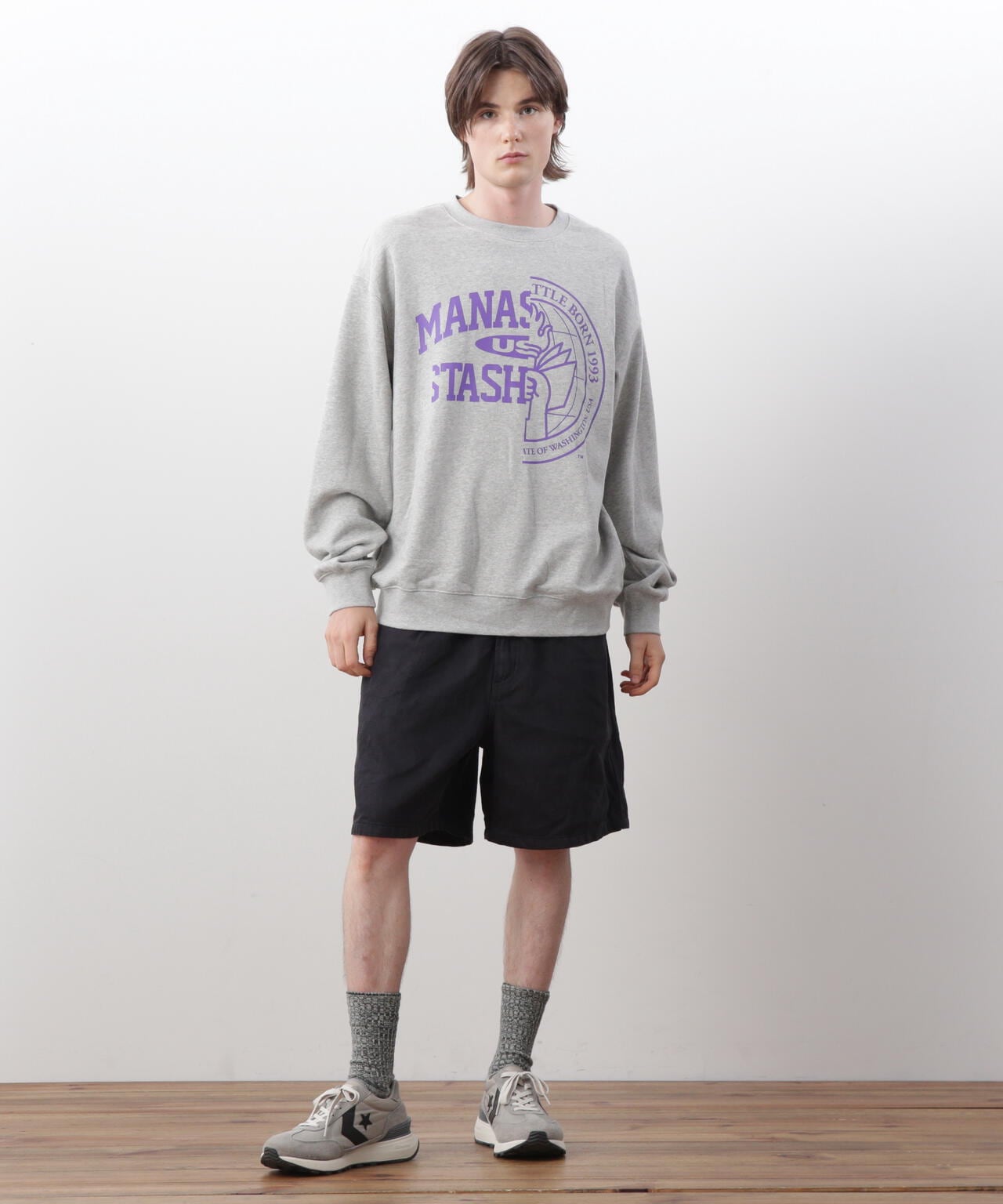 MANASTASH/マナスタッシュ/CiTee SWEAT COLLEGIATE