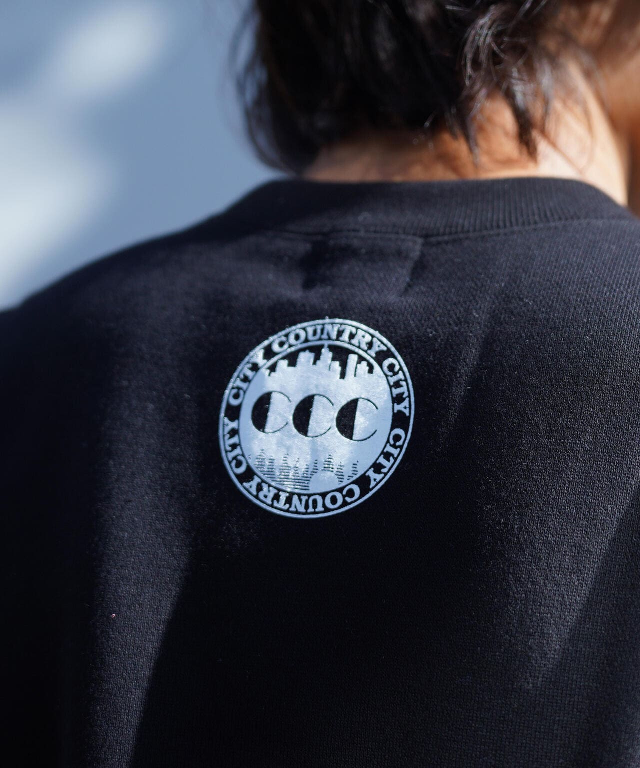 CITY COUNTRY CITY×MANASTASH/EMBROIDERED LOGO SWEAT