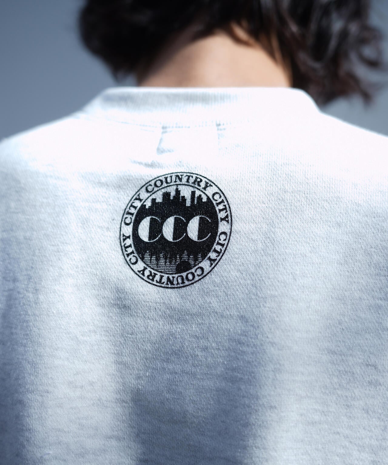 CITY COUNTRY CITY×MANASTASH/EMBROIDERED LOGO SWEAT