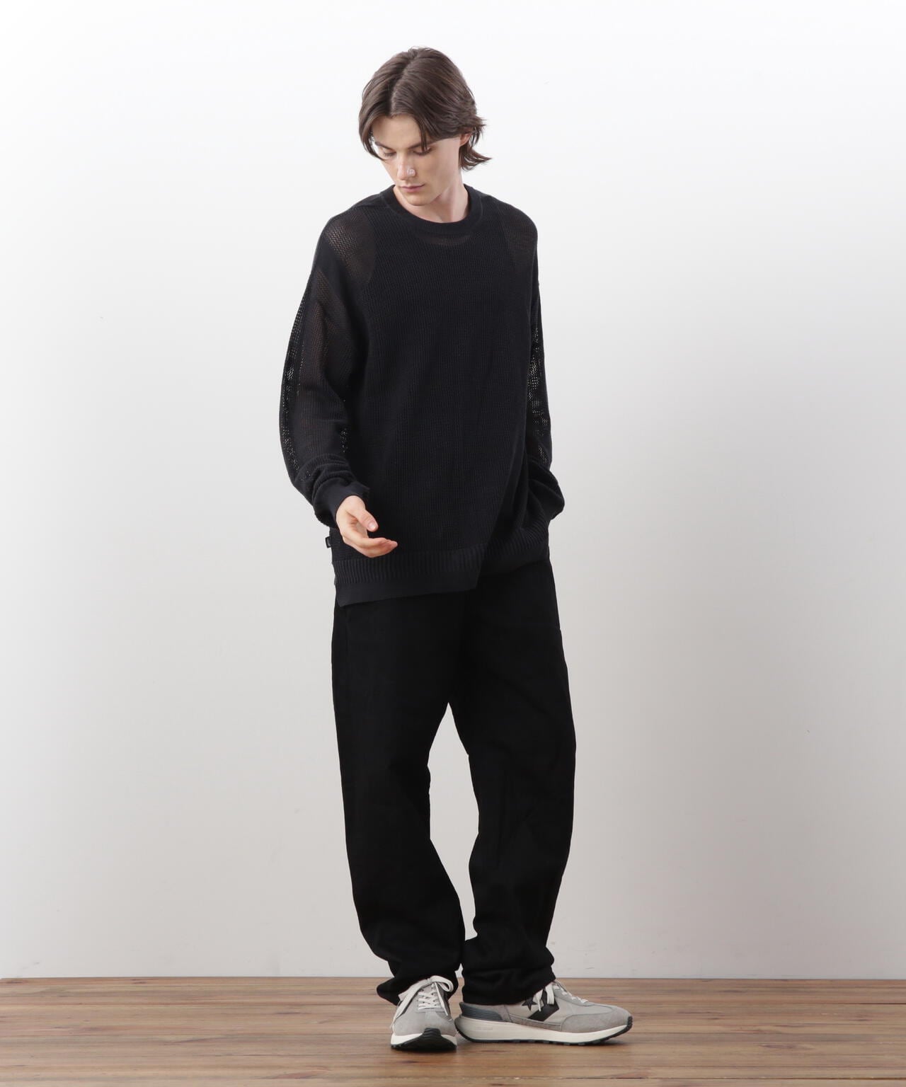 MANASTASH/マナスタッシュ/HEMP MESH SWEATER