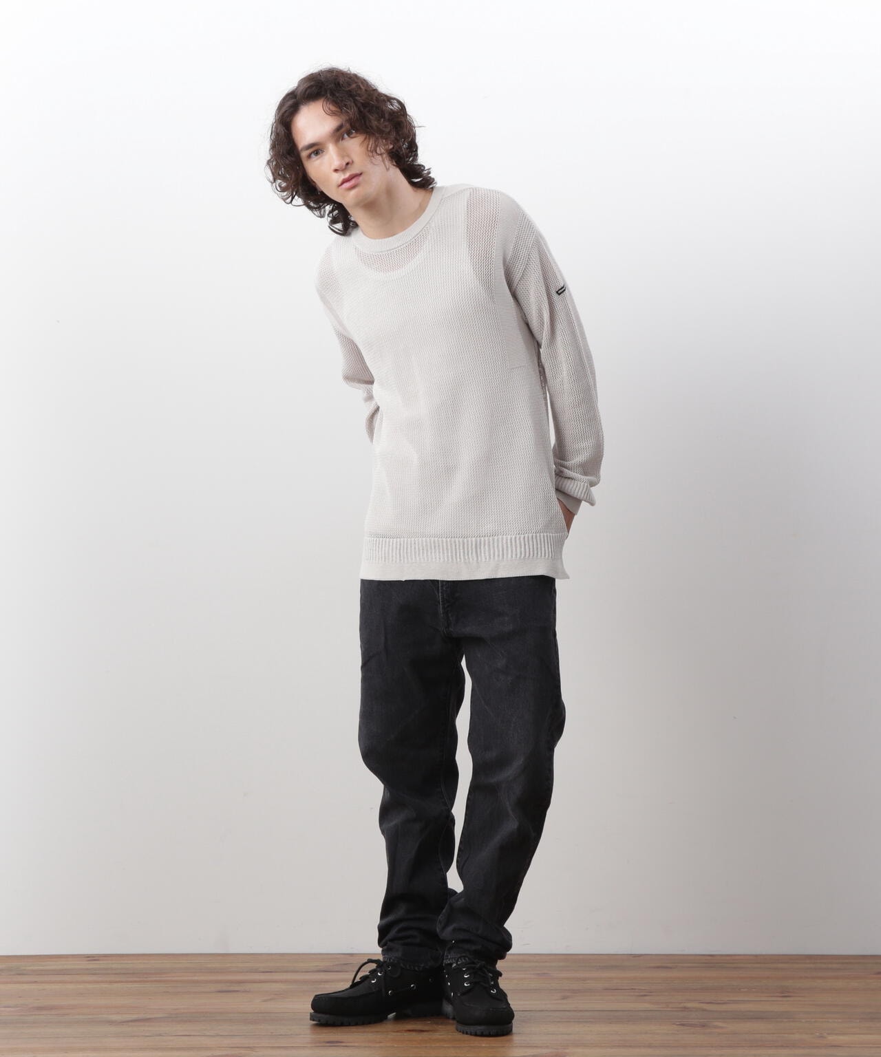 MANASTASH/マナスタッシュ/HEMP MESH SWEATER