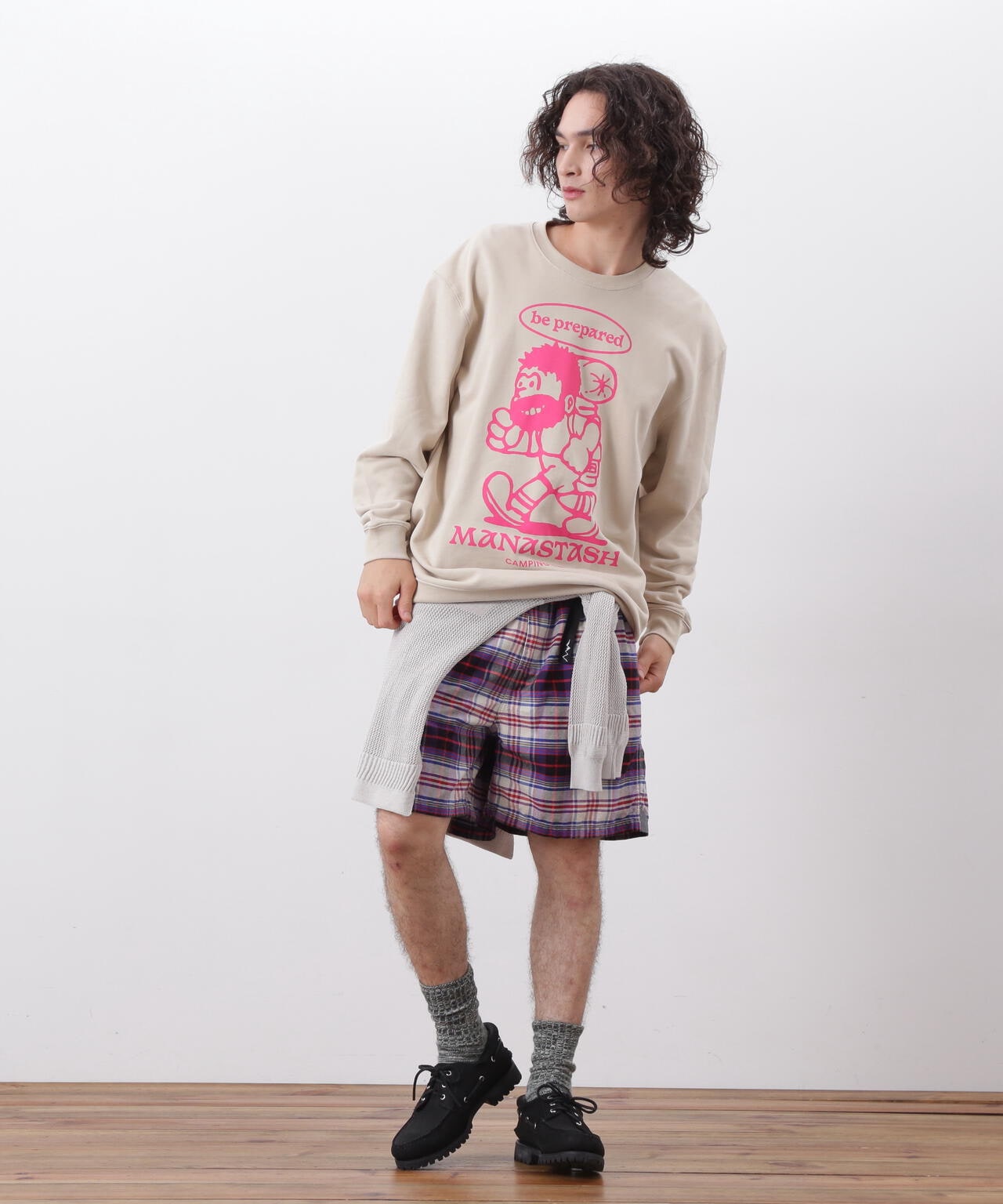 MANASTASH/マナスタッシュ/HEMP MESH SWEATER