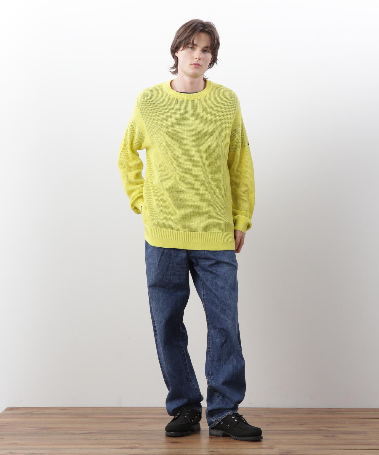 MANASTASH/マナスタッシュ/HEMP MESH SWEATER