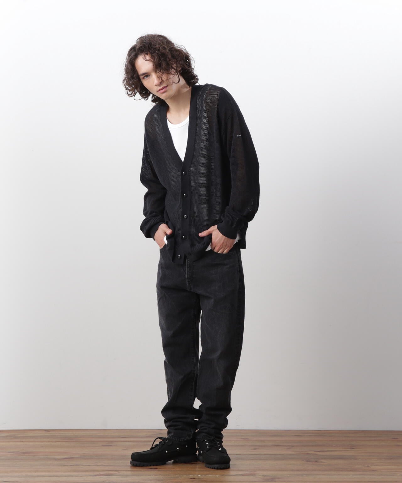 MANASTASH/マナスタッシュ/HEMP MESH CARDIGAN