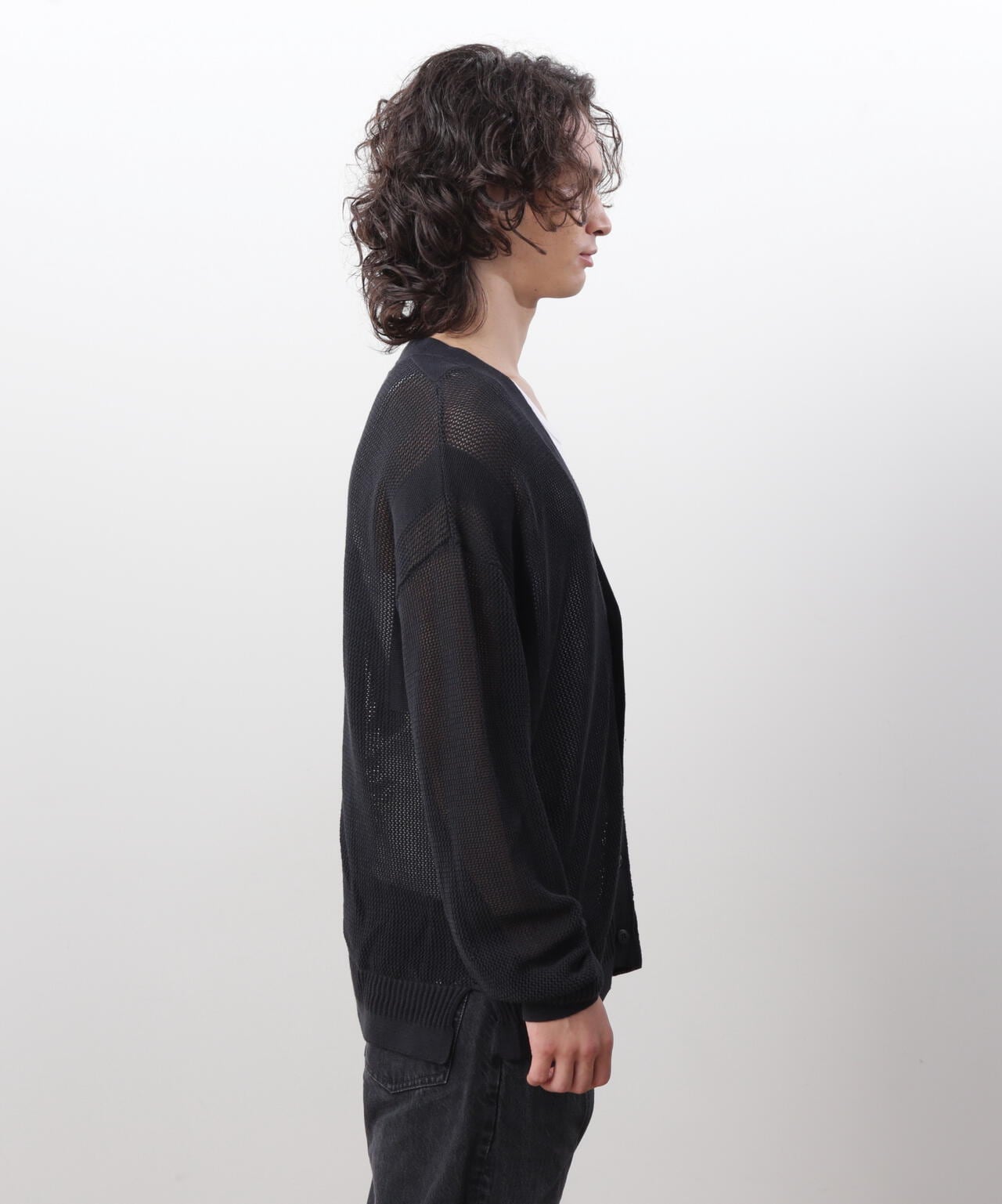 MANASTASH/マナスタッシュ/HEMP MESH CARDIGAN