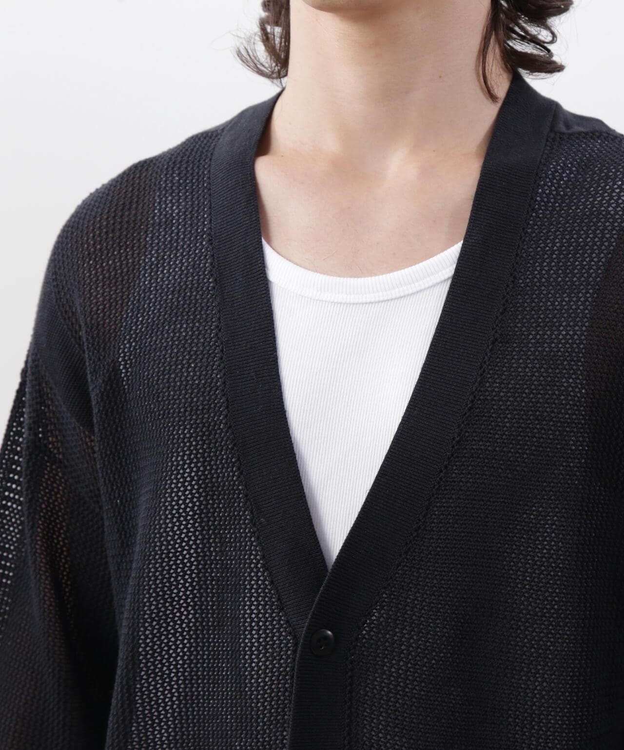 MANASTASH/マナスタッシュ/HEMP MESH CARDIGAN