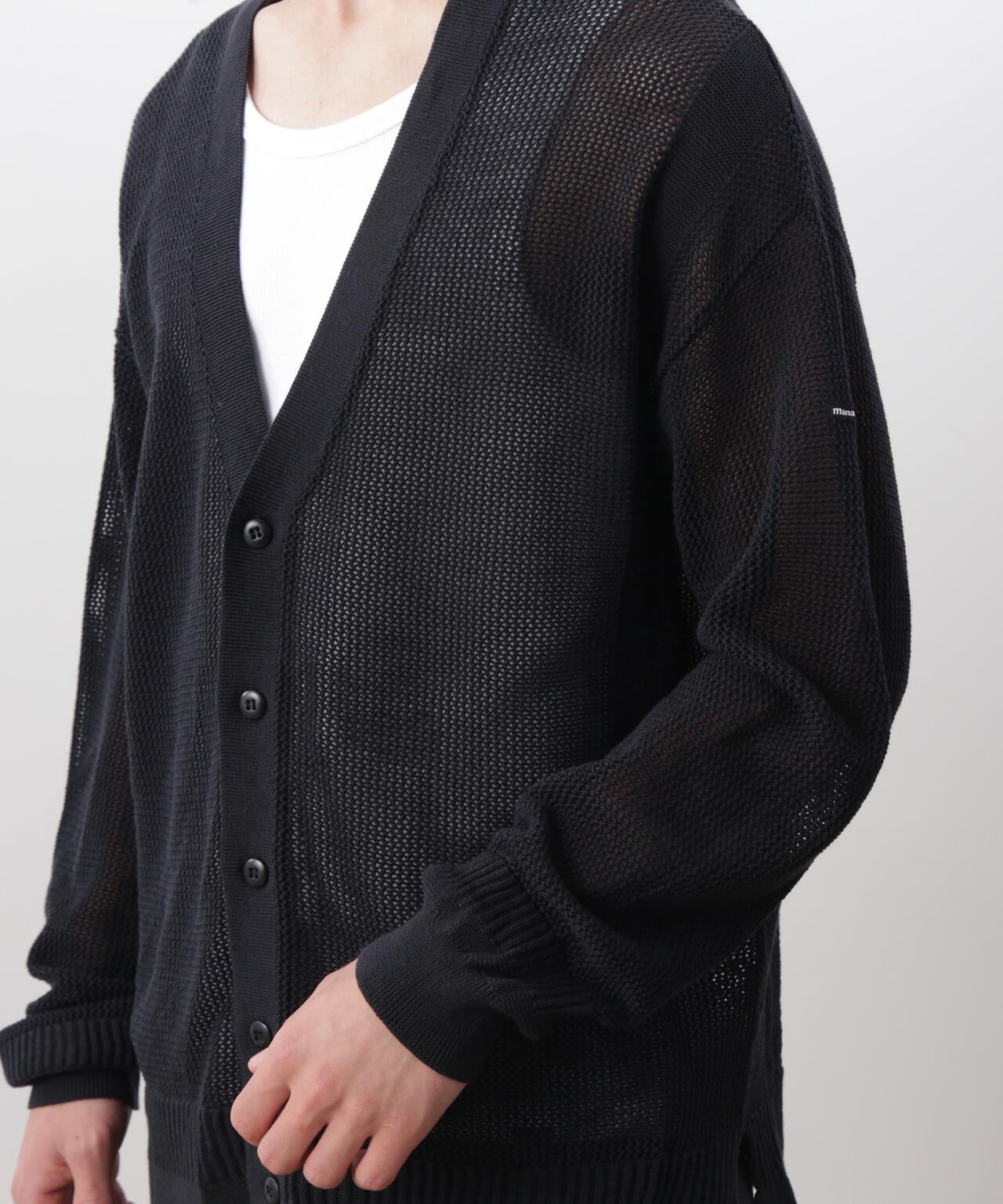 MANASTASH/マナスタッシュ/HEMP MESH CARDIGAN